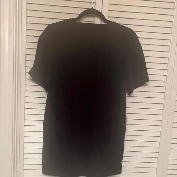 Casual Black Graphic Tee with 'Yeah No' Print - Picture 5 of 5